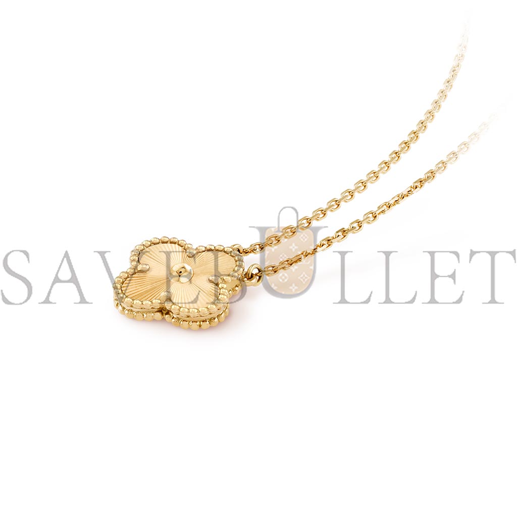 VAN CLEEF ARPELS VINTAGE ALHAMBRA PENDANT - YELLOW GOLD  VCARP4KL00